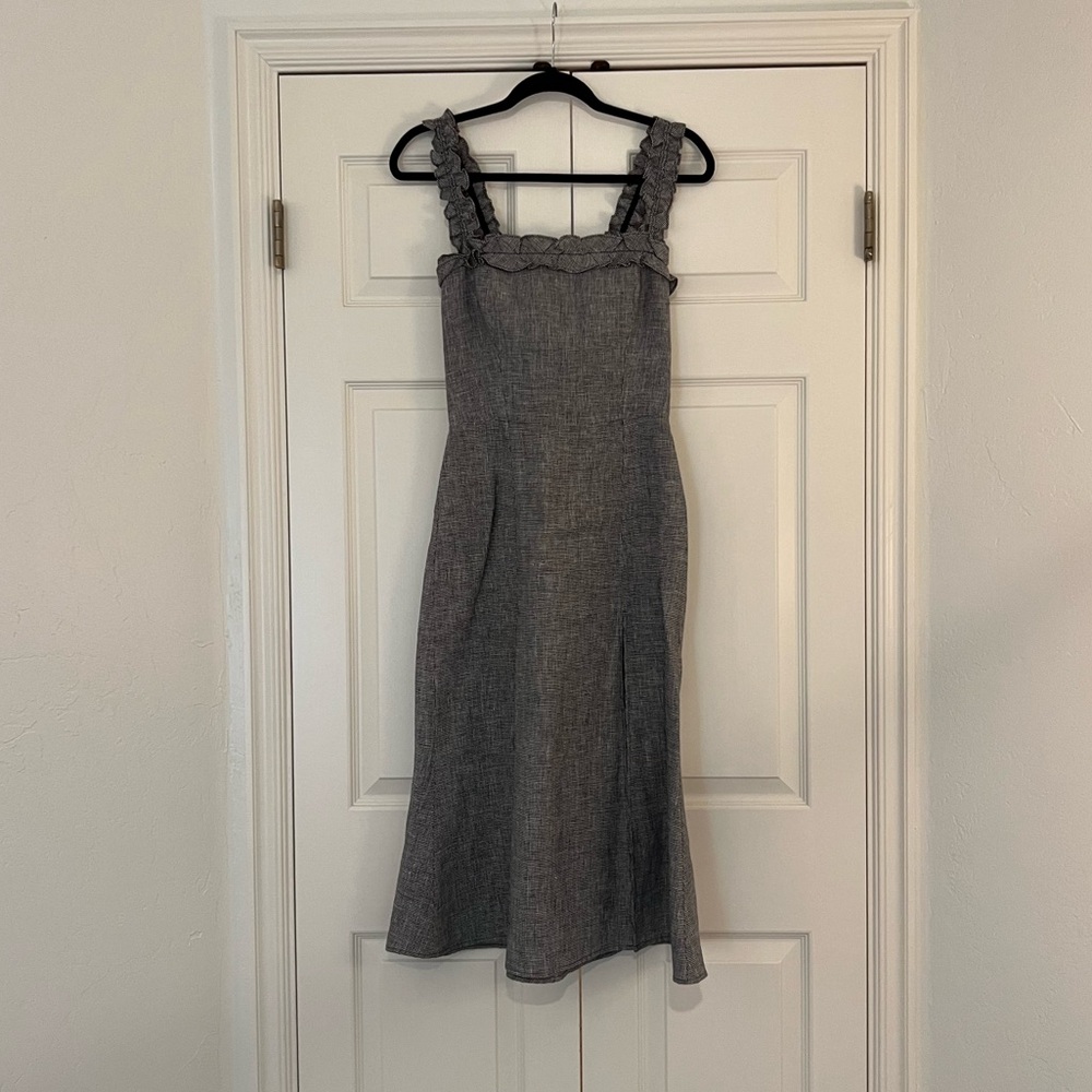 Linen Reformation Midi Dress